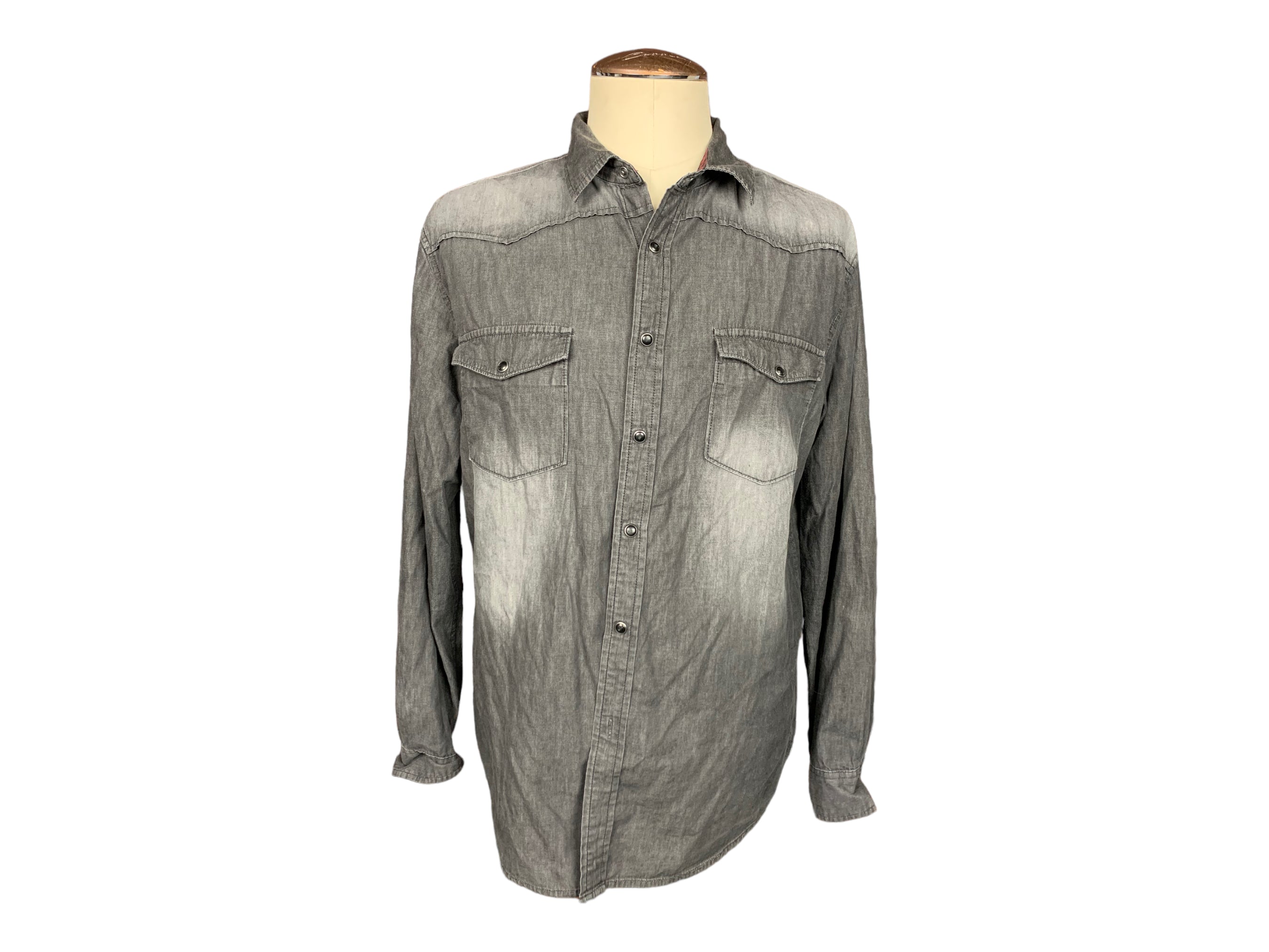 Pink Floyd the Wall Denim Shirt Custom Rework M