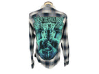 Avenged Sevenfold Flannel Shirt Custom Rework L
