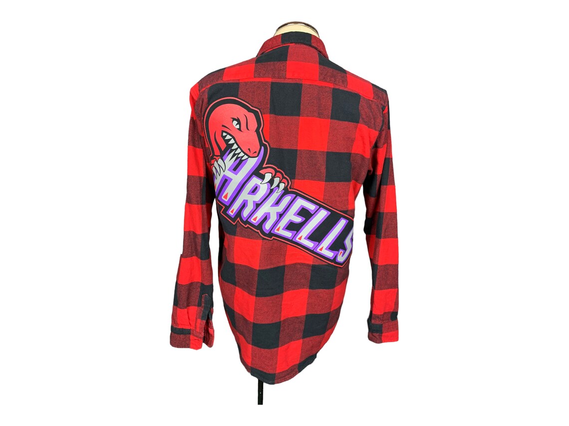 Arkells Flannel Shirt Custom Rework Xl