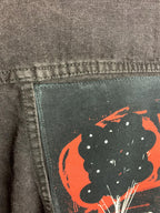 Avril Lavigne Denim Jean Jacket Custom Rework Ladies Large