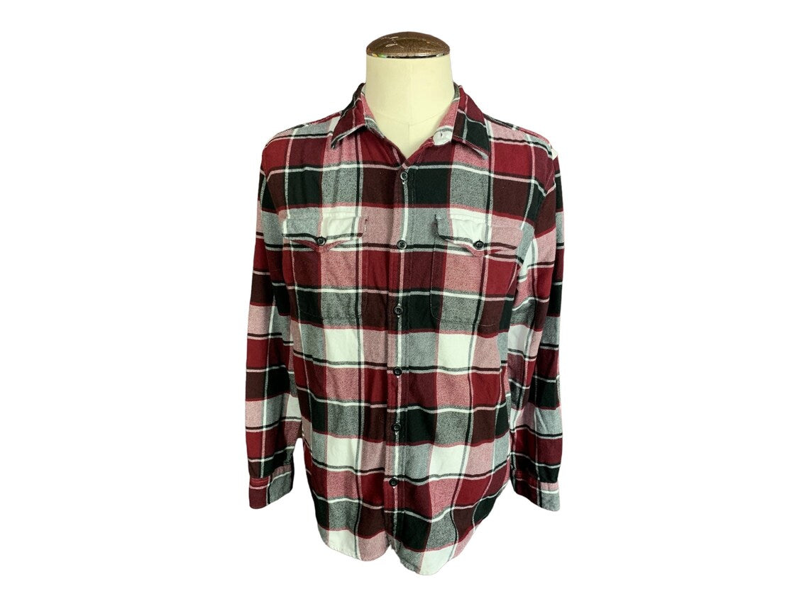 Crown Lands Flannel Shirt Custom Rework Large