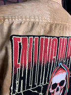 Falling In Reverse Denim Shacket Custom Rework Large