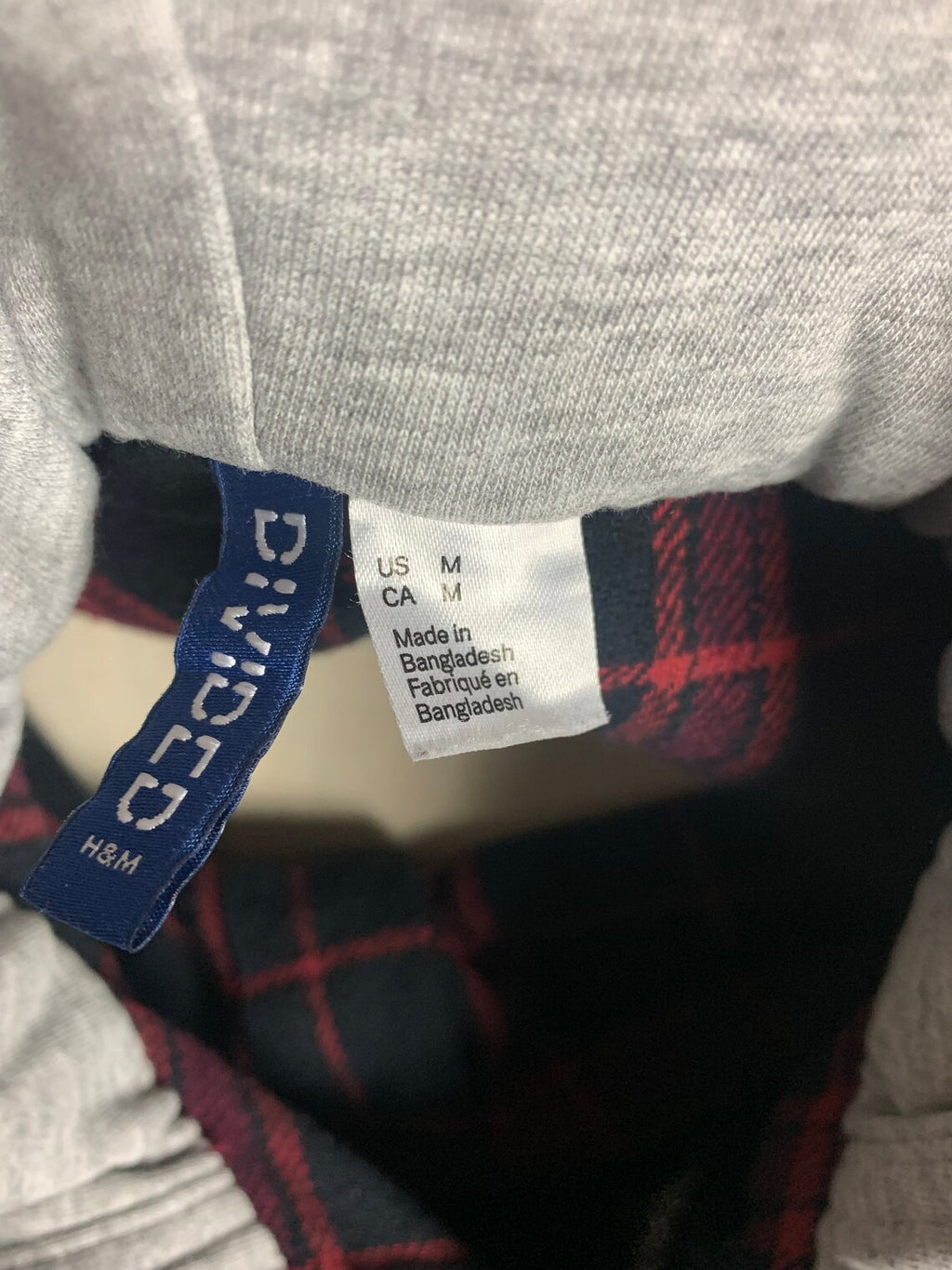 Ghostface Hooded Flannel Shirt Custom Rework Oversized Medium