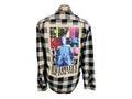 Halloween the Evil Tour Flannel Shirt Custom Rework XXL