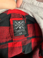 Bride of Chucky Hooded Flannel Shirt Custom Rework Large