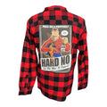 Letterkenny Puppers Flannel Shirt Custom Rework XL