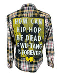 Wu Tang Clan Flannel Shirt Custom Rework Size XL