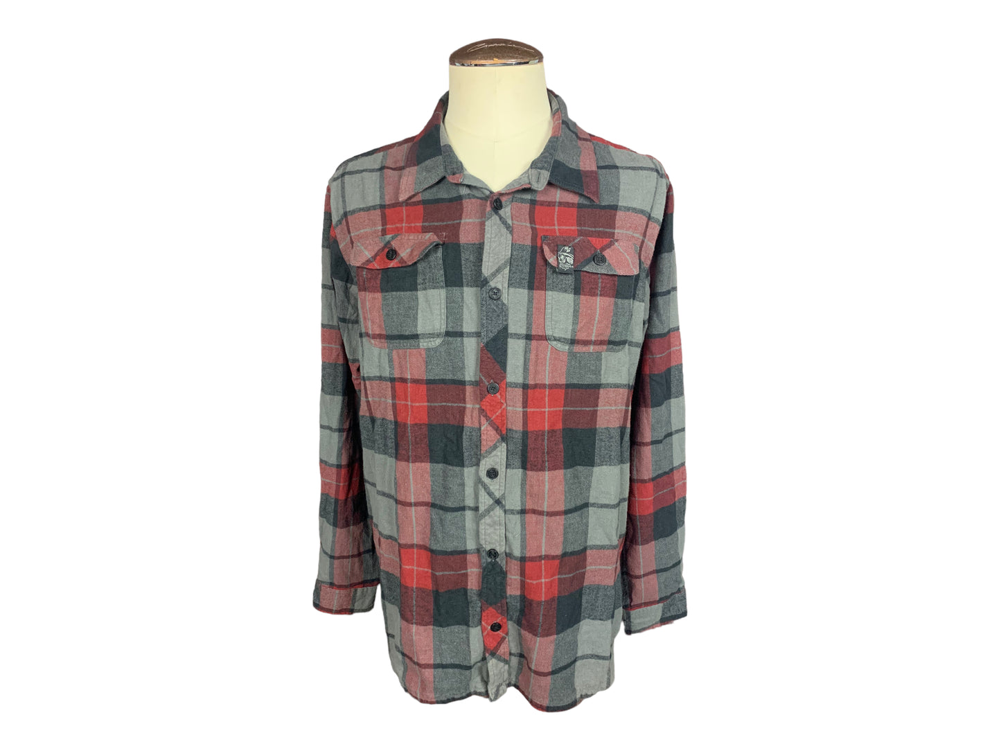 Goosebumps Slappy the Dummy Flannel Shirt Custom Rework XXL
