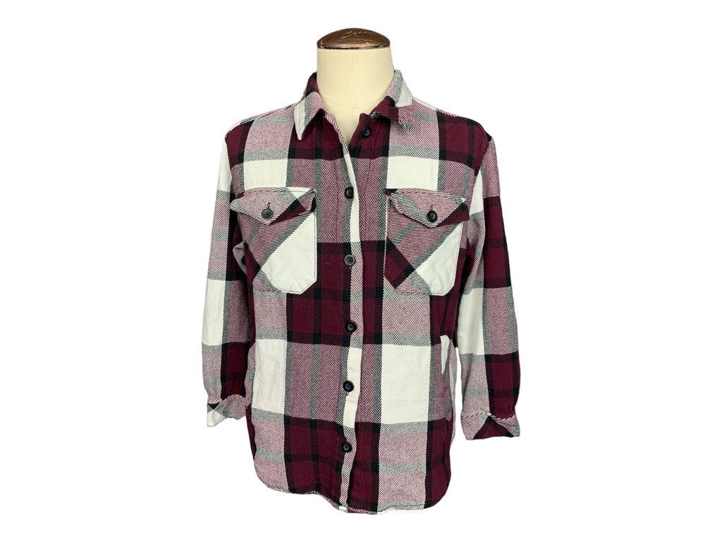 Elf Flannel Shirt Custom Rework Ladies Xl
