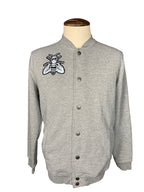 Halsey Button Up Sweatshirt Custom Rework L