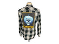 Halloween II Plaid Shirt Custom Rework M