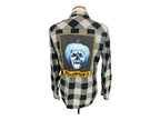 Halloween II Plaid Shirt Custom Rework M