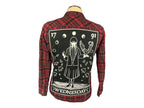 Wednesday Addams Tarot Flannel — Women’s Large