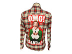 Elf Reworked Plaid Shirt — Large