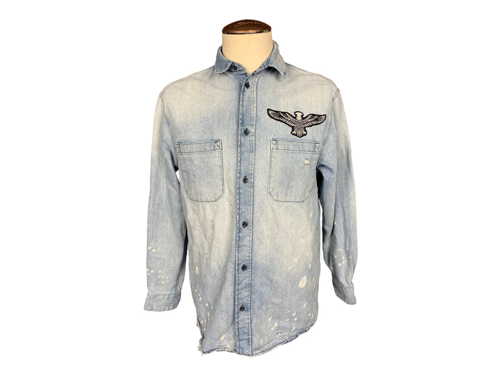 System of a Down Jean Jacket Custom Rework M