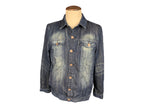 Pink Floyd Denim Jacket Custom Rework L