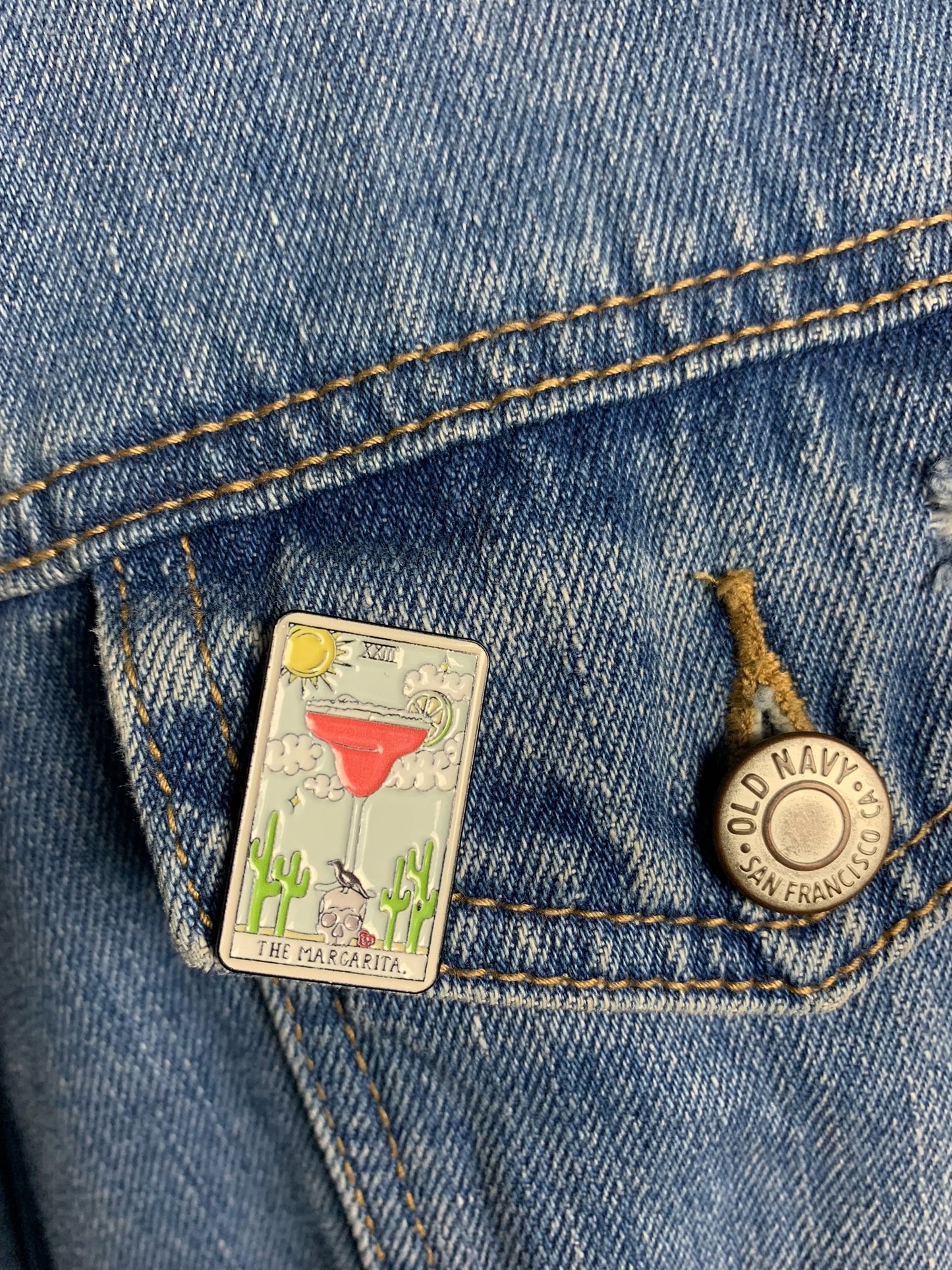 the Margarita Enamel Pin