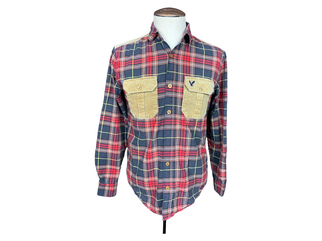 Chris Stapleton Plaid Western Shirt Custom Rework XL
