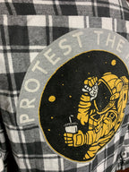 Protest the Hero Flannel Shirt Custom Rework Large