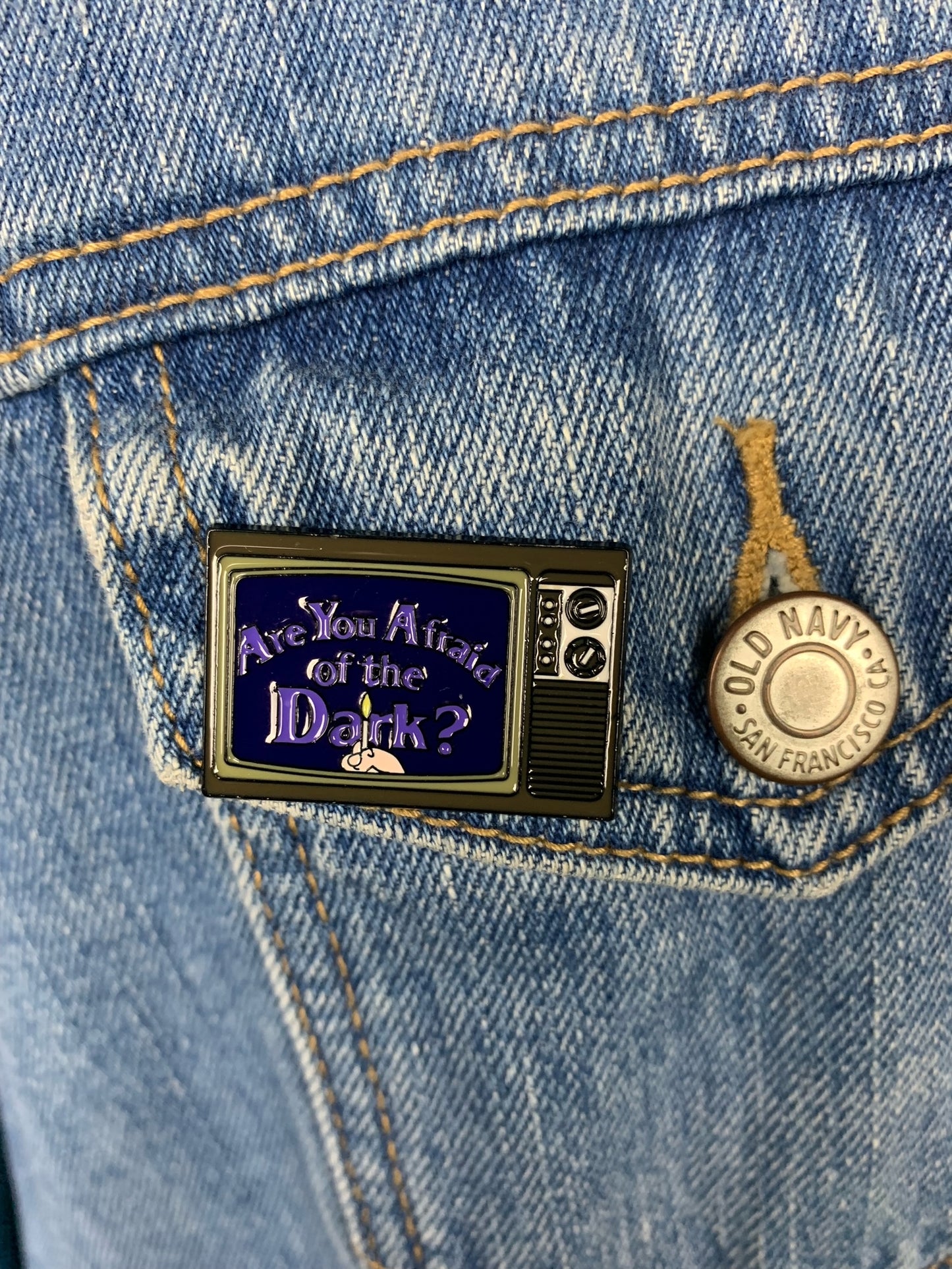 Are You Afraid of the Dark Enamel Pin