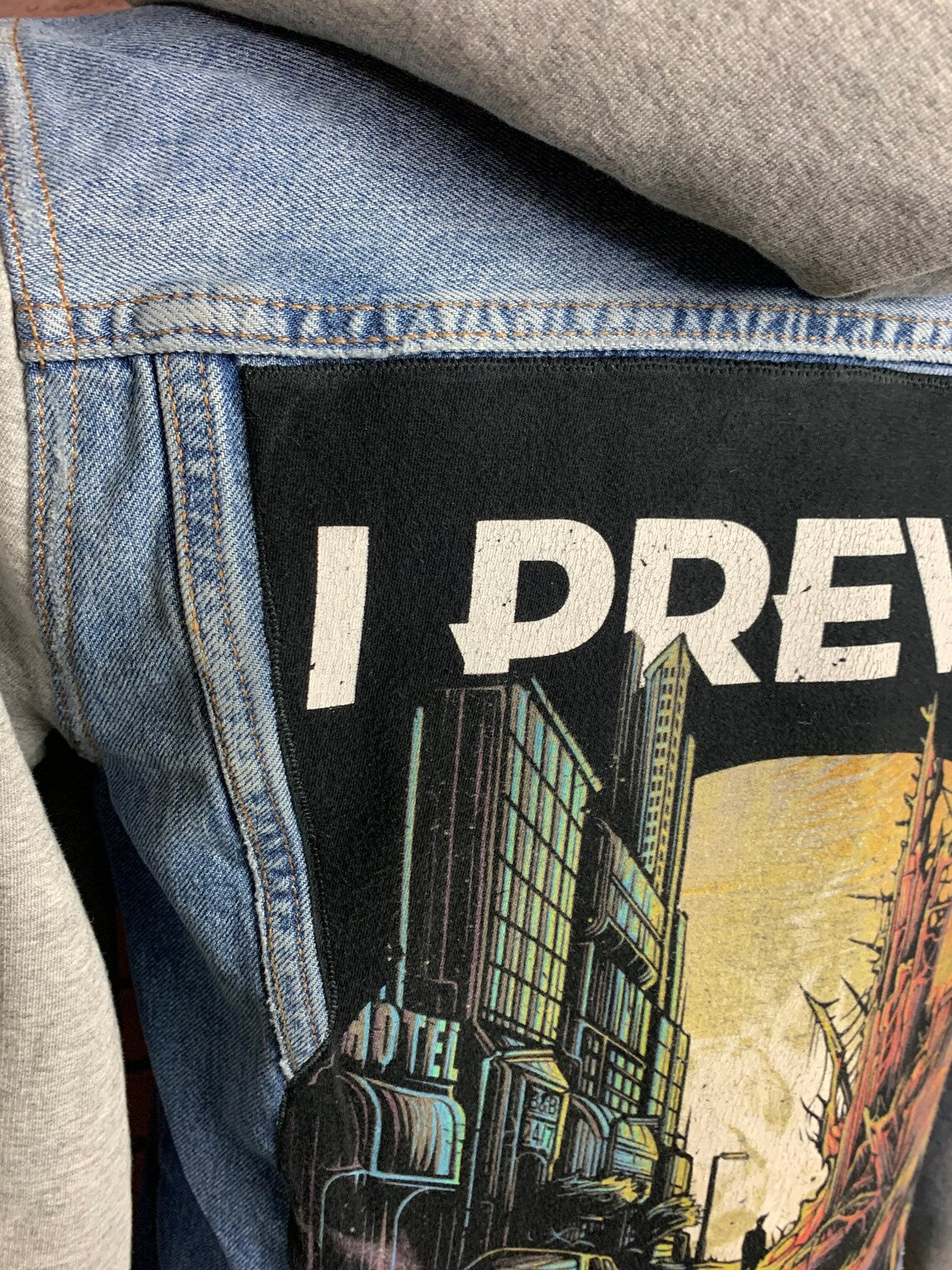 I Prevail Jean Jacket Custom Rework M