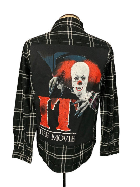 IT The Movie Flannel Custom Rework L