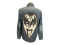 Kiss Denim Shirt Custom Rework Large