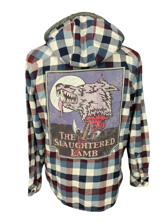 The Slaughtered Lamb Flannel Shirt Custom Rework