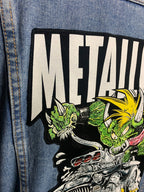 Metallica Jean Jacket Custom Rework L