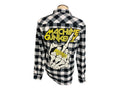 Machine Gun Kelly Lace Up Flannel Shirt Custom Rework Large