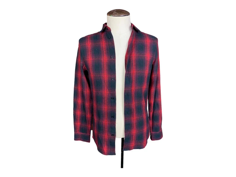 Machine Gun Kelly Black Flag Flannel Shirt Custom Rework XS