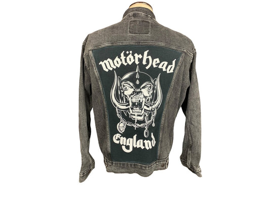 Motorhead Denim Jacket Custom Rework XL