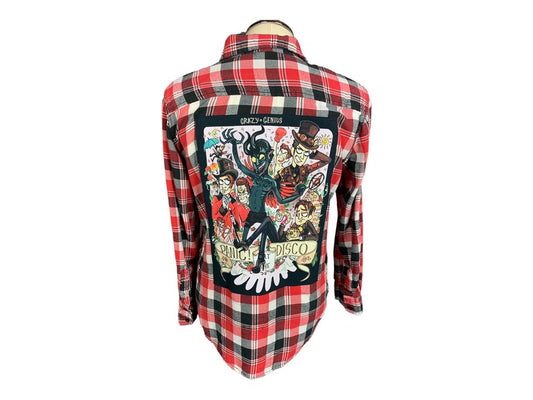 Panic at the Disco Flannel Shirt Custom Rework Medium