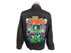 Rob Zombie Denim Jean Jacket Custom Rework Large