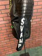 Shrek X Misfits Faux Leather Punk Biker Jacket Custom Rework M