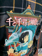 Spirited Away Flannel Shirt Custom Rework Medium