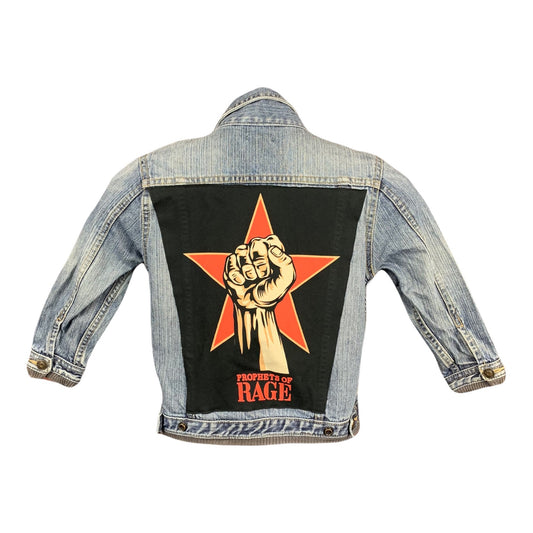 Prophets of Rage Toddler Jean Jacket Custom Rework size 4