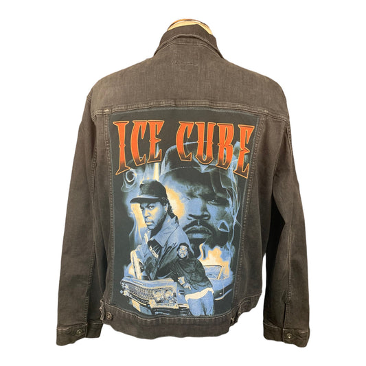 Ice Cube Jean Jacket Custom Rework XXL