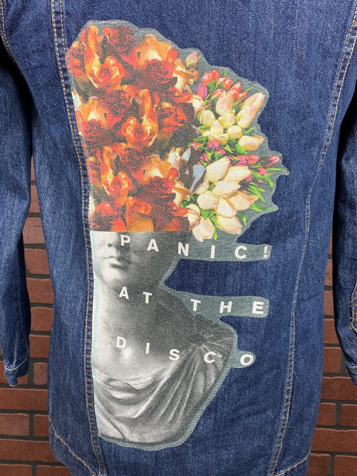 Panic At The Disco Jean Jacket Ladies Tall S