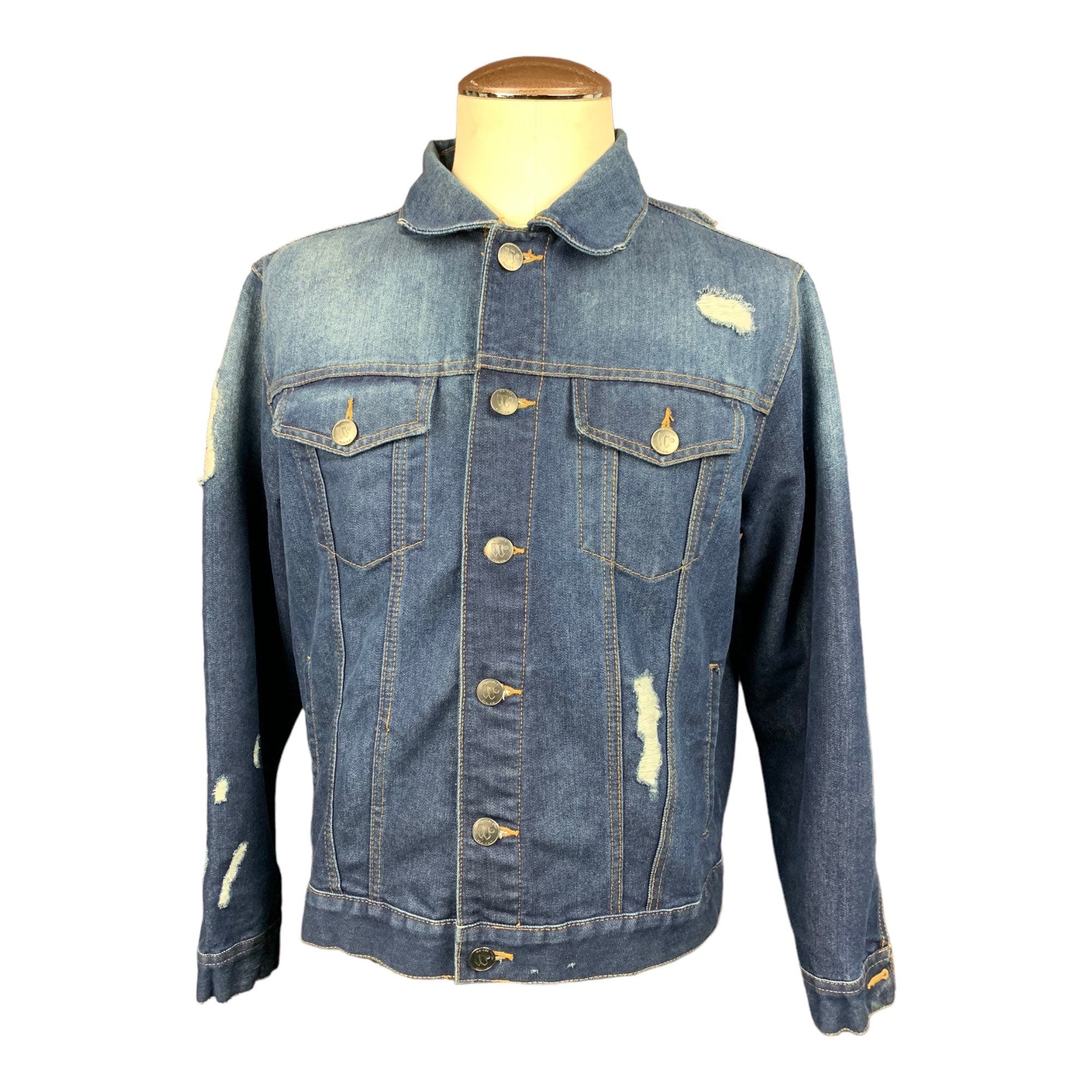 Iron Maiden Jean Jacket Custom Rework M