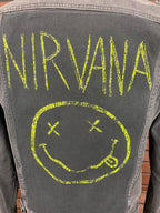 Nirvana Reworked Denim Jacket — XS