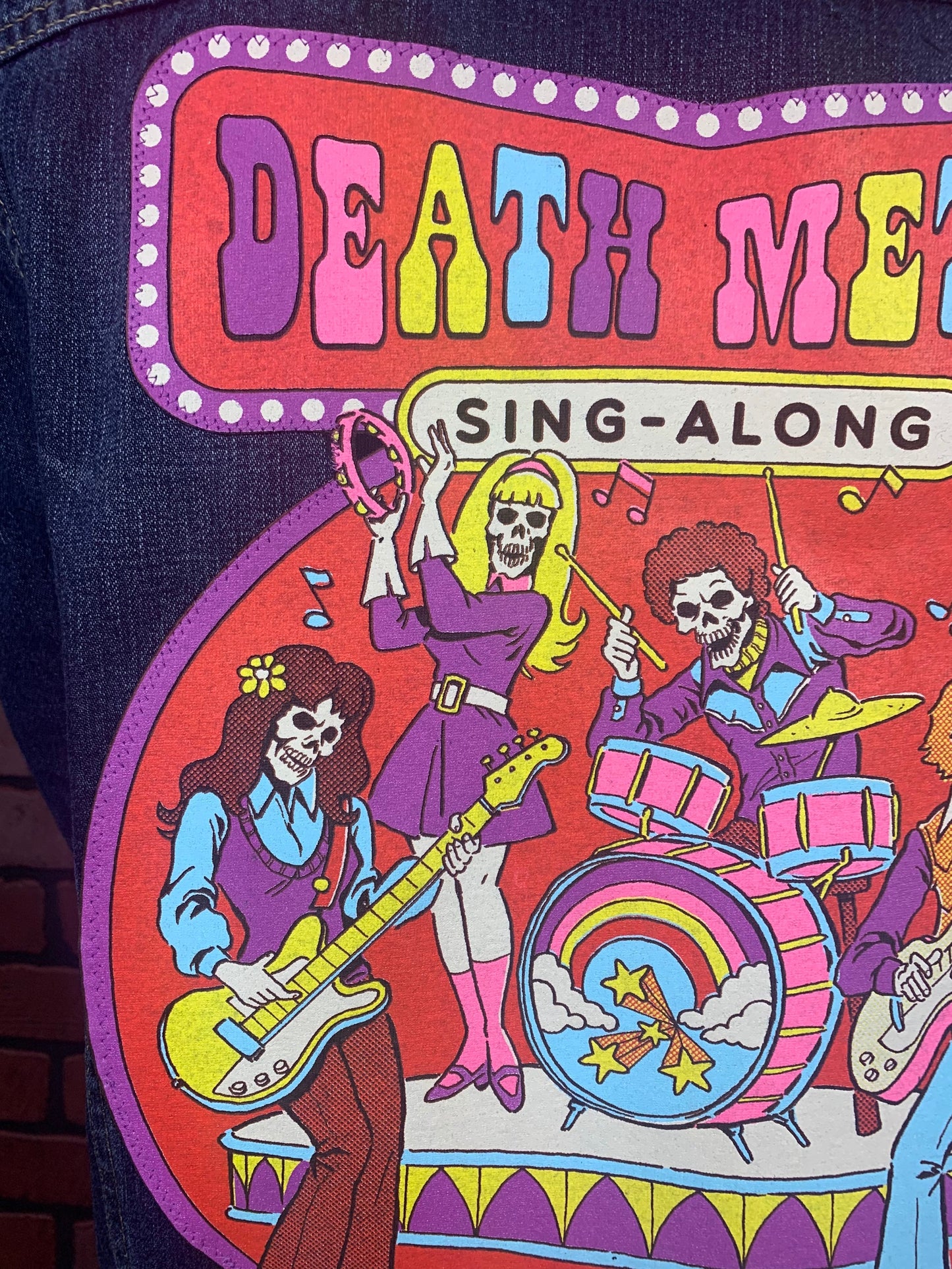 Death Metal Sing-A-Long Jean Vest XL