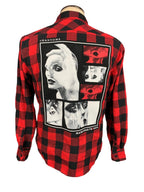 Marianas Trench Flannel Shirt Custom Rework L