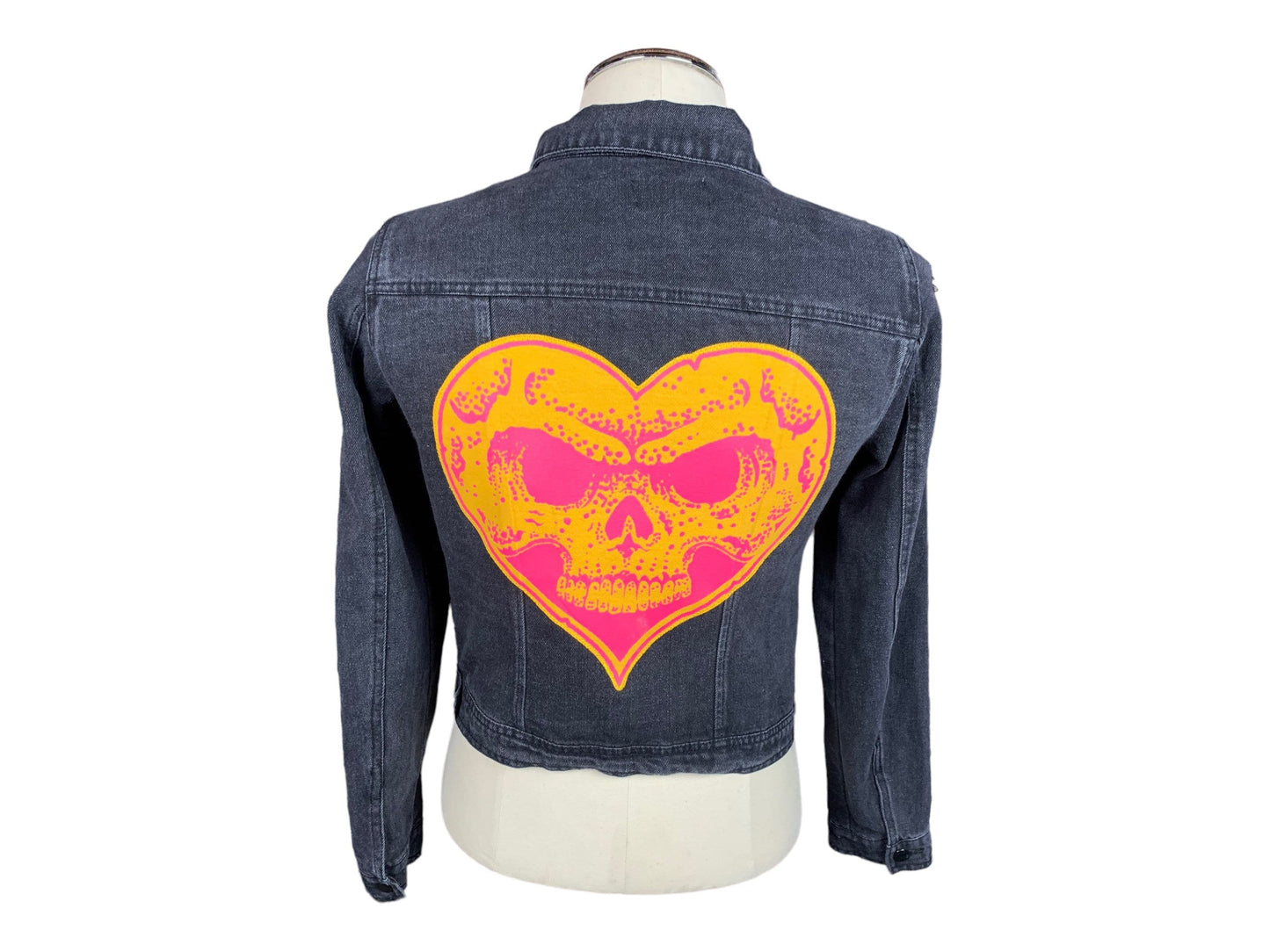 Alexisonfire Jean Jacket Custom Rework Ladies L