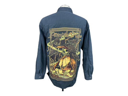 Protest the Hero Denim Shirt Custom Rework L