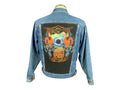Mastodon Back Jean Jacket Custom Rework M