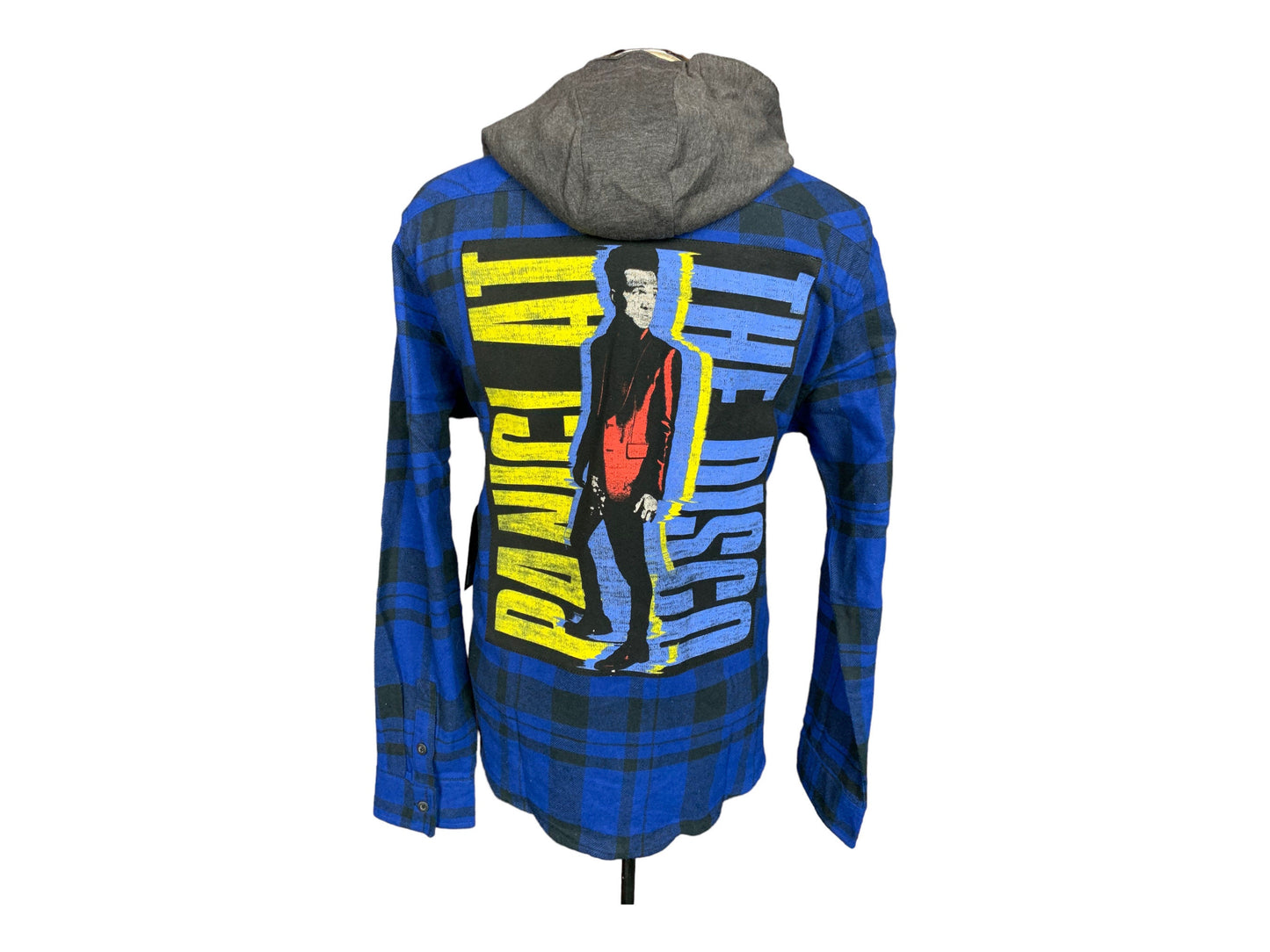 Panic at the Disco Hooded Flannel Custom Rework L